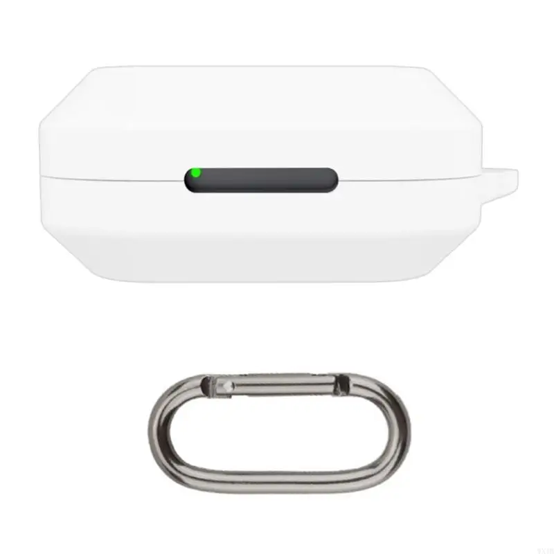 Charging Case Cover with Silicone Grip and Front Window for Earbud