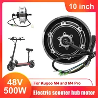 Electric Scooter Hub Motor for Kugoo M4 and M4 Pro 48V 500W Electric Bike Hub Motor 10 inch brushless Motor Replacement