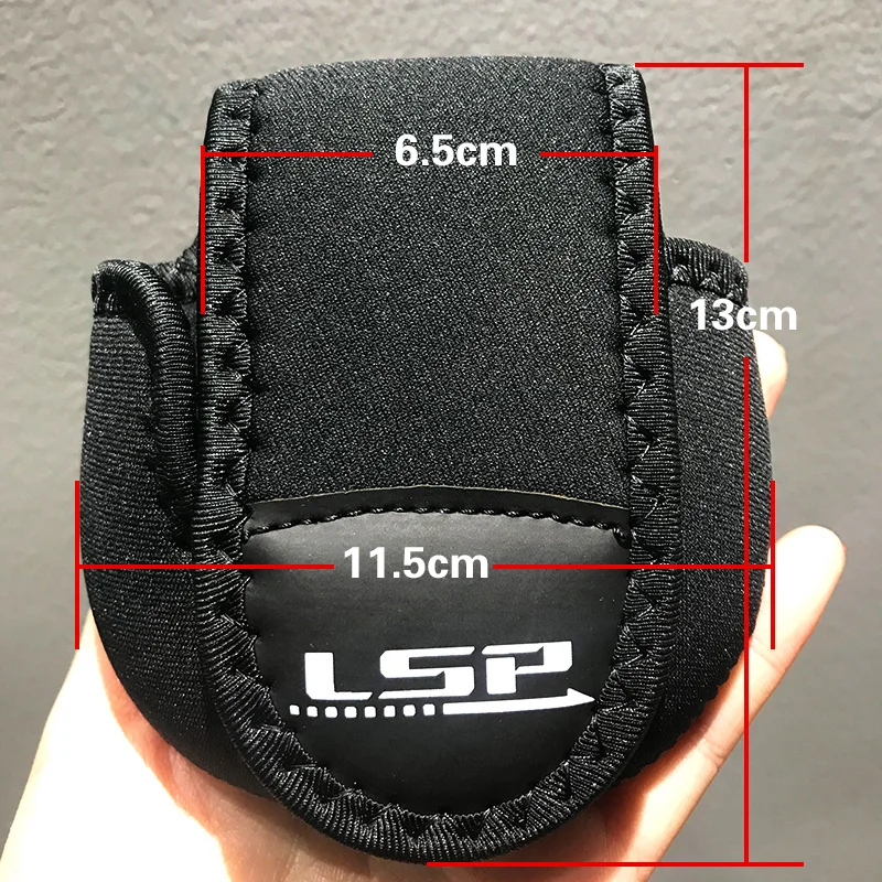 LSP Waterproof Breathable Fishing Reel Bag Protective Case Cover Baitcasting Reel Bag Fish Wheel Protector Pouch