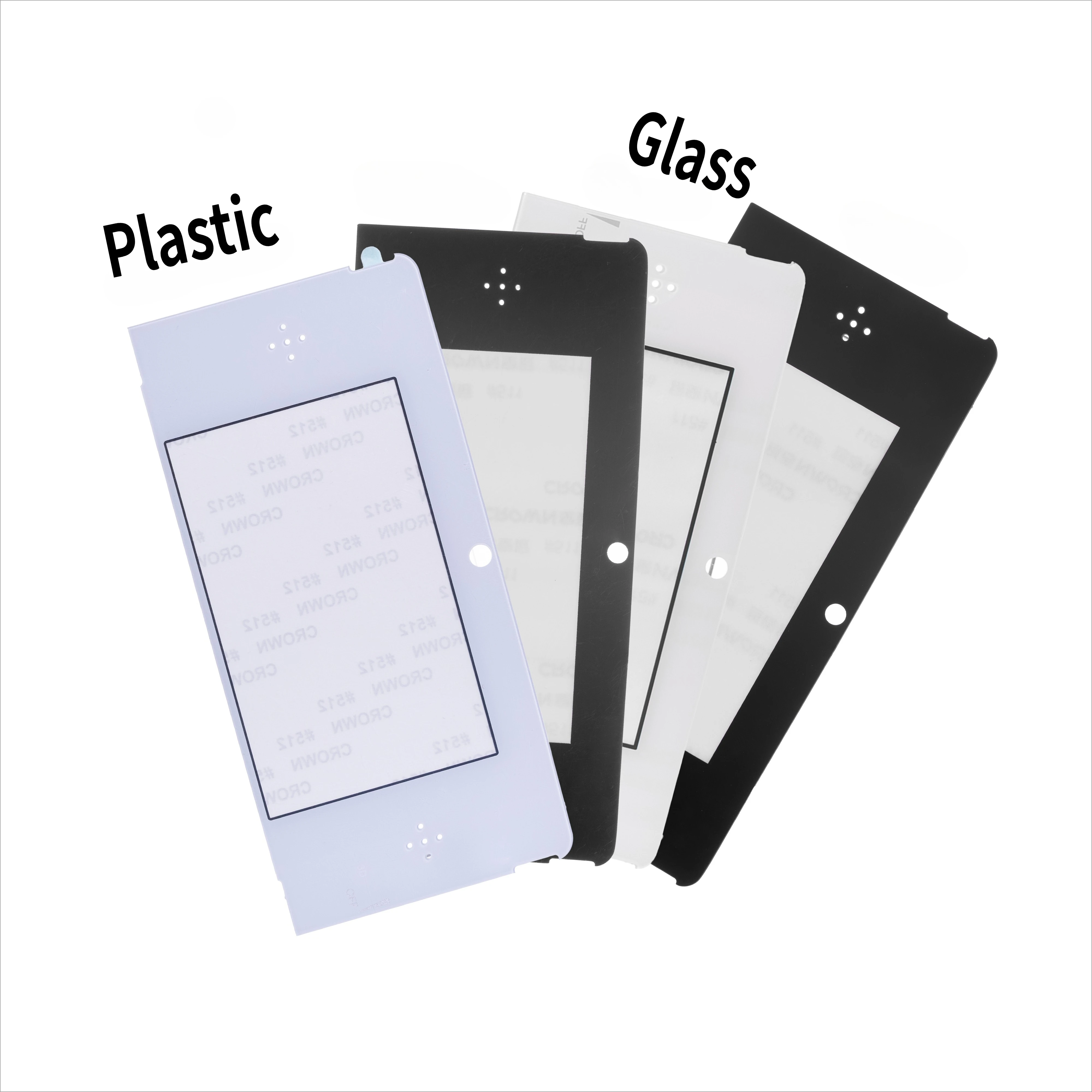 

1PCS Glass Plastic Screen Lens for 3DS Upper Front Top LCD Screen Lens Display Cover for Nintend 3DS Game Repair Parts