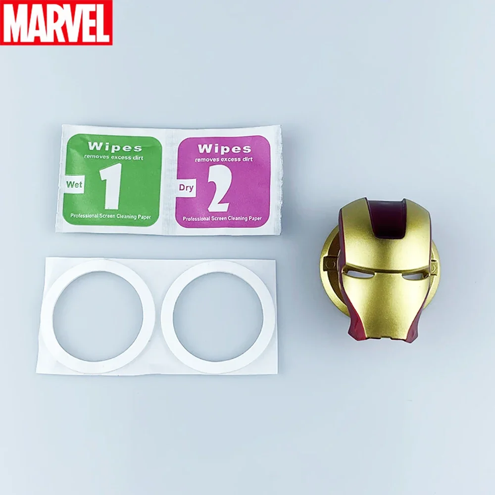 Hasbro Marvel Iron Man Przycisk wyłącznika zapłonu silnika samochodowego Pokrywa ochronna Naklejka Dekoracja samochodu Akcesoria Zabawki Prezenty