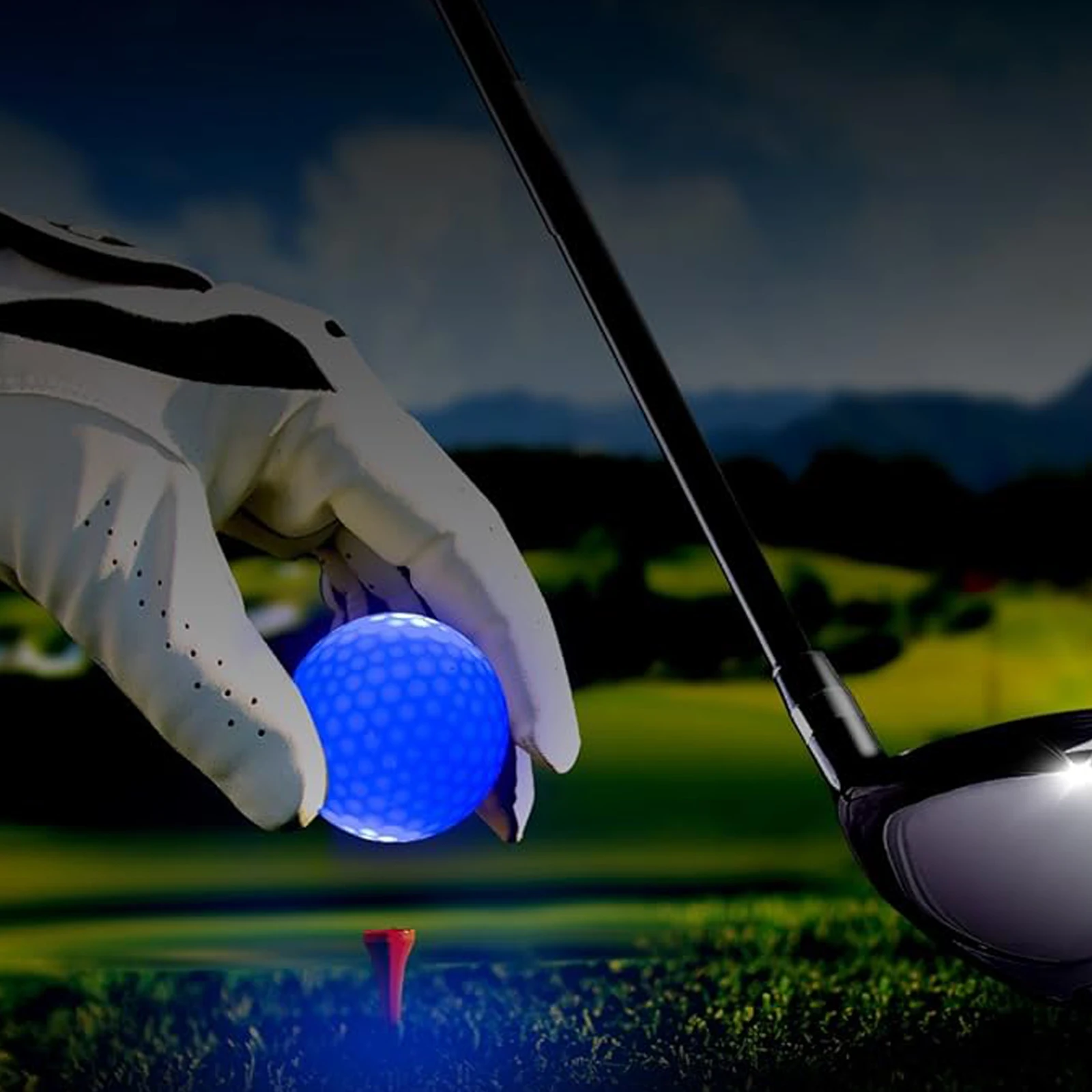 

Bright LED Golf Balls Golfer Gift for Indoor Outdoor Backyard Night Golfing