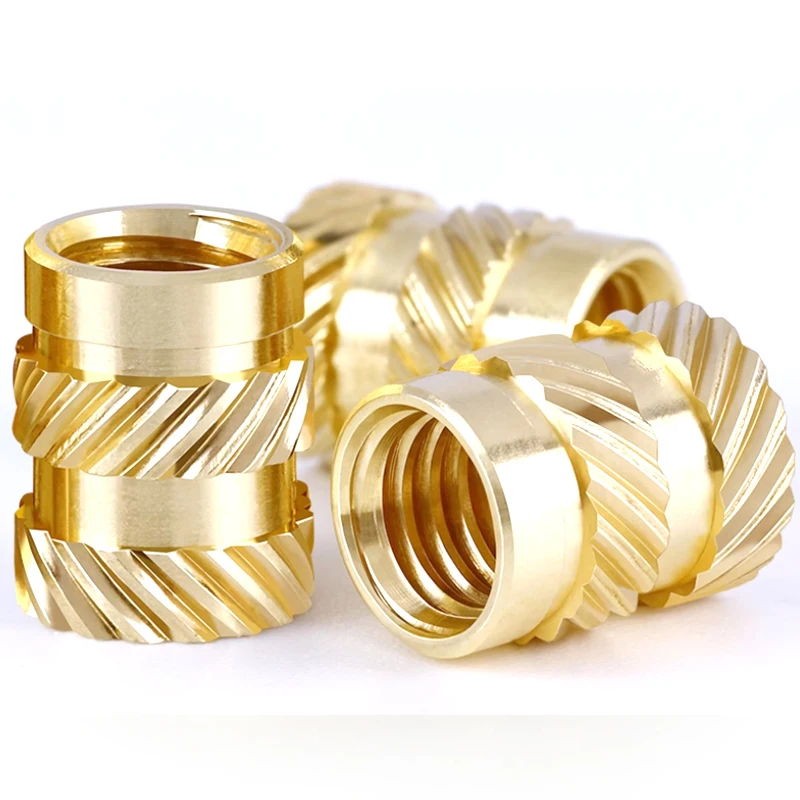 M2 M2.5 M3 M4 M5 M6 Set di calore Pressa per inserti con punte Inserti per dadi zigrinati filettati metrici in ottone per plastica e stampa 3D