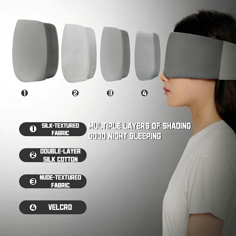 Naturehike Sunshade Headband Ice Sense Ultralight Comfortable Sleeeping Eye Cover Home Hyaluronic Acid Outdoor Anti-Noise Smooth