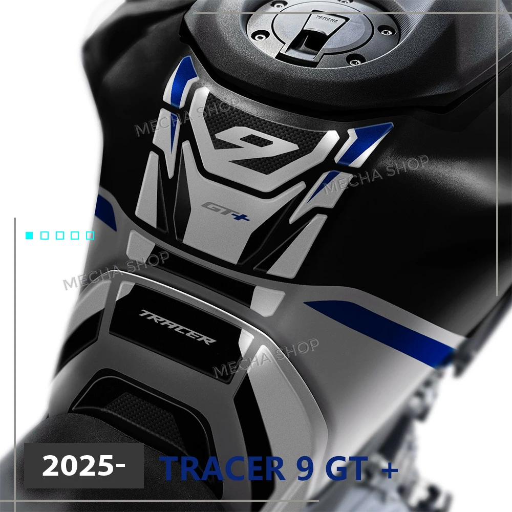 

3D Stickers For Tracer 9 GT + 2025 Tracer 9GT Plus Tank Pad Motorcycle Fuel Tank Protective Decal Kit Handguard