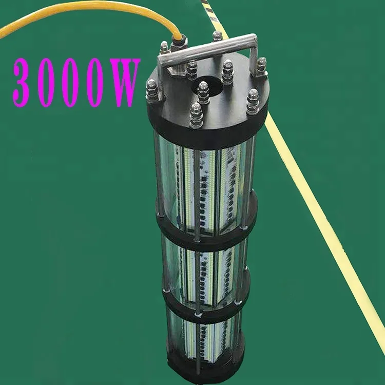 بيسكا الغواصة تحت الماء أدى ضوء الصيد AC220V 2500W /3000W ضوء الصيد الأزرق #4