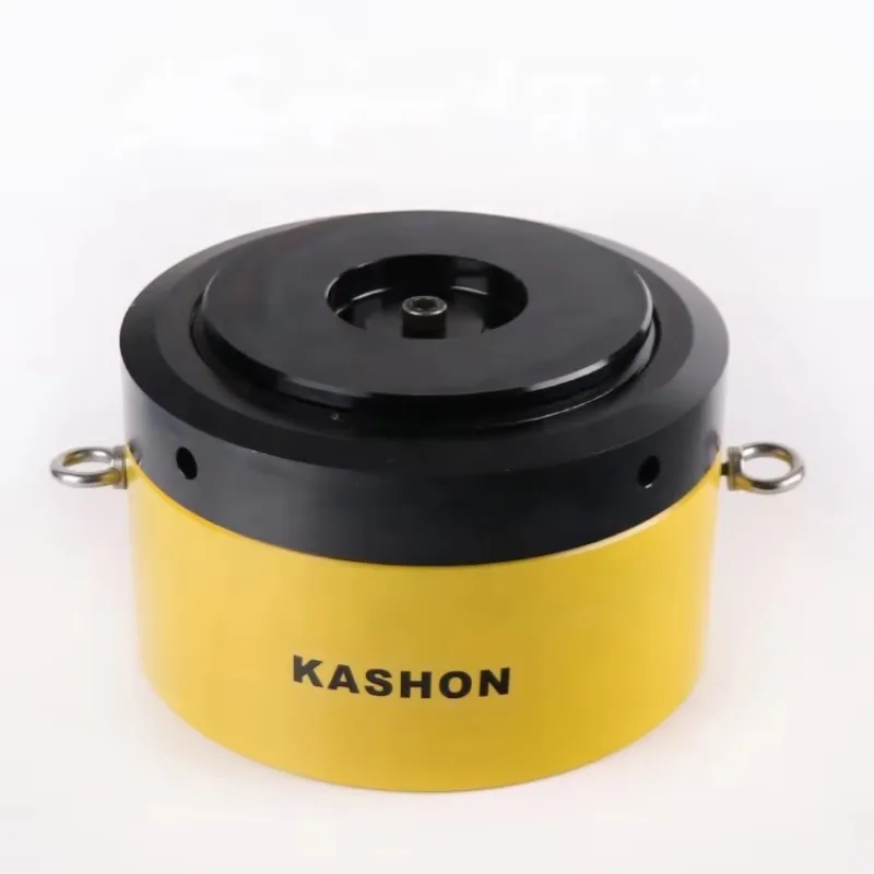 Gato de cilindro de porca hidráulica de baixa altura de ação única de 400 toneladas