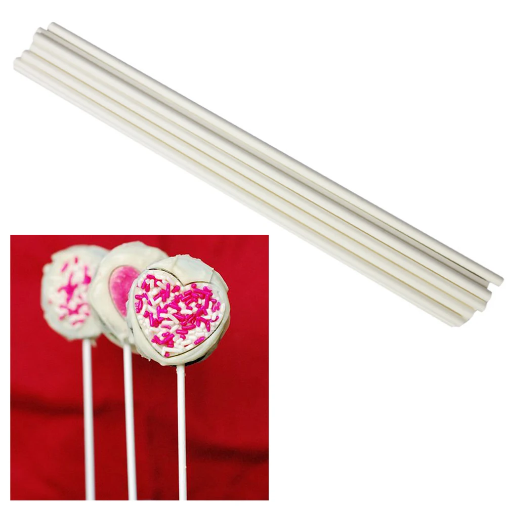 

20 Pcs/Pack Chocolate Candy Paper Sticks Size Baking Lollipop Lollipops for Cake