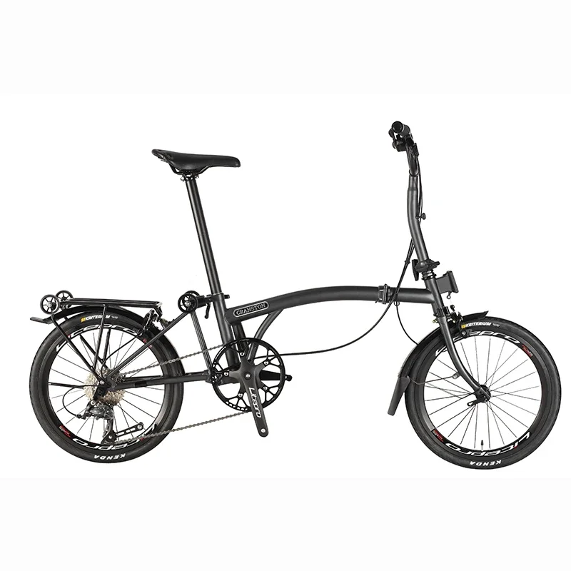 

20inch Folding Bicycle 9speed High quality Molybdenum Steel Frame S bar M bar foldabout 9S Mini light weight tri-folding bike