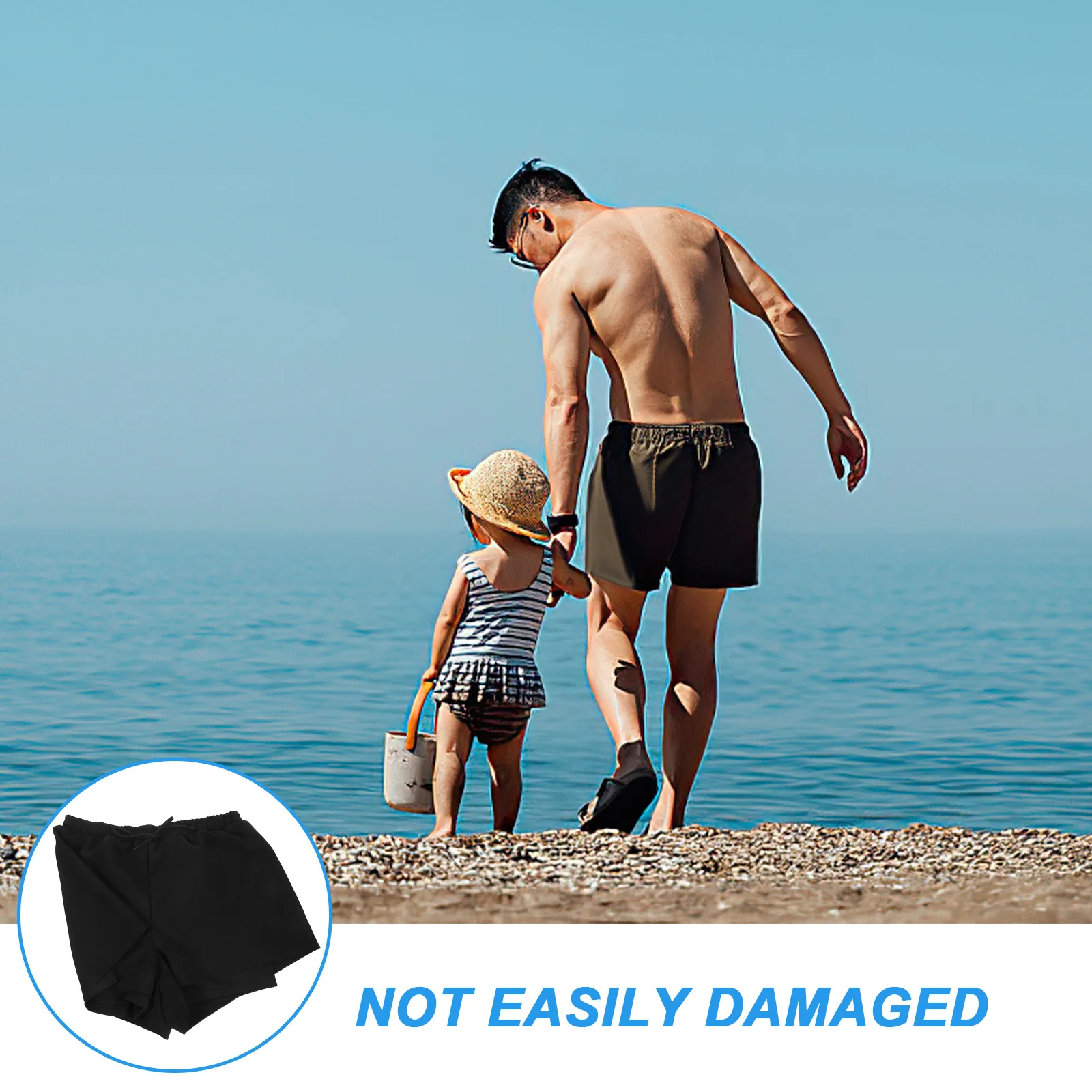 

Men's Quick Dry Swim Trunks with Liner Lightweight Stretchable Beach Shorts for Swimming Summer Vacation Tropical Holiday L