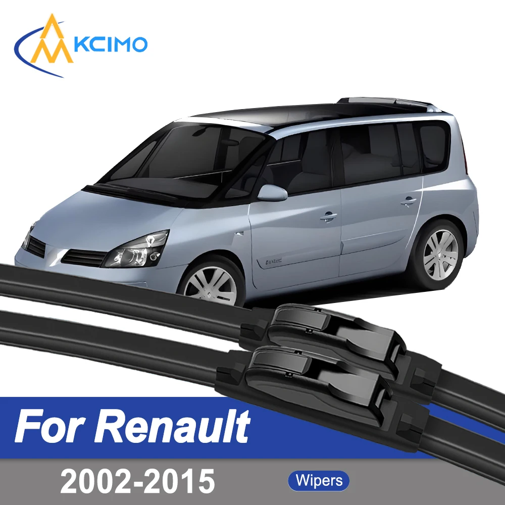 

Premium Rubber Durable Silent Windshield Wiper Blades 2pcs for Renault Espace IV J81 2002-2015