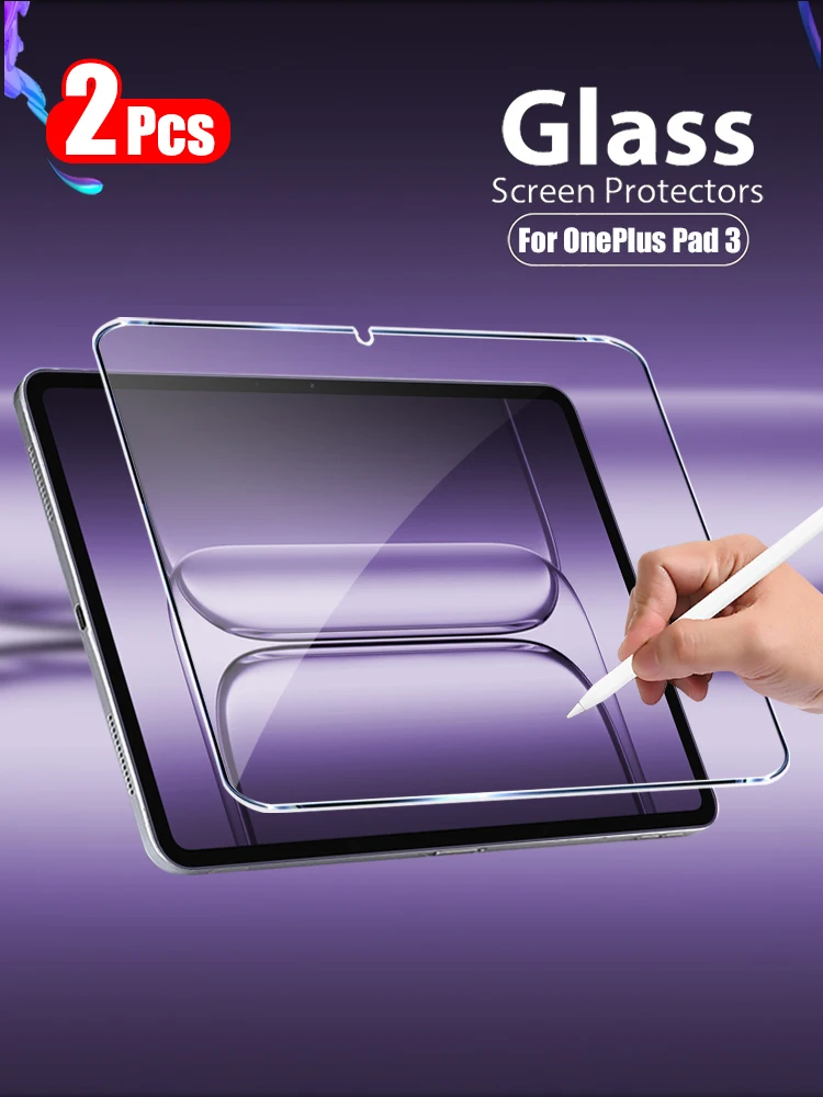 Protecteur d'écran en verre trempé, 2 pièces, pour OnePlus Pad 3 13.2 9H