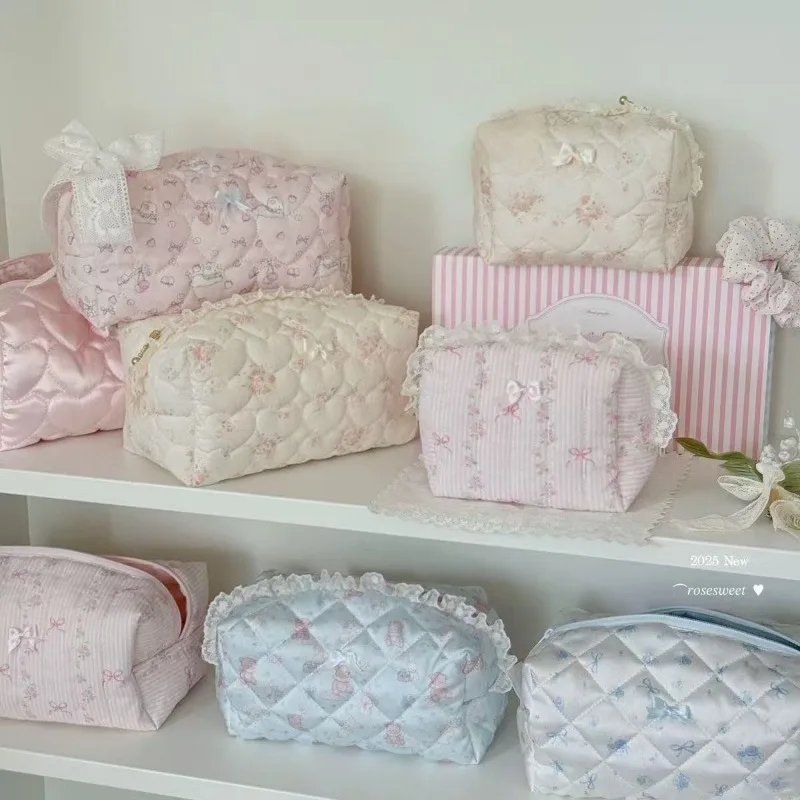 New Sweetheart Portable Large Capacity Washroom Storage High Beauty Makeup Bag Handheld Outing Best Friend Gift Distribution