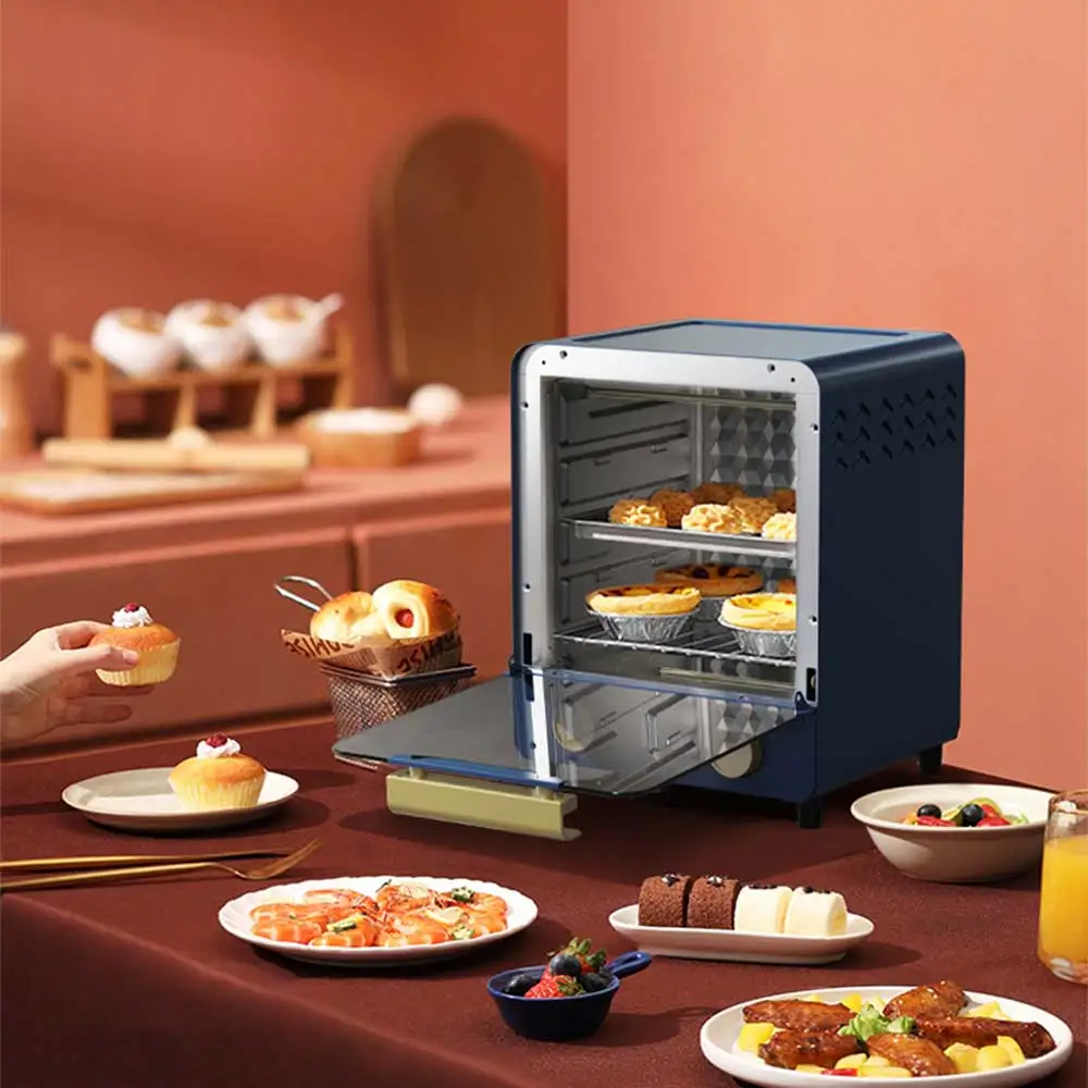 15L Vertical Electric Oven Multifunctional Mini Oven Household Three-layer Commercial Kitchen Bakery Equipment