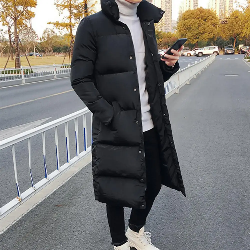 Luxury Winter Mens Jackets Thick Plus Long Parkas Padded Coats Padding Man Clothing Long Hooded Jackets for Men chaquetas куртки