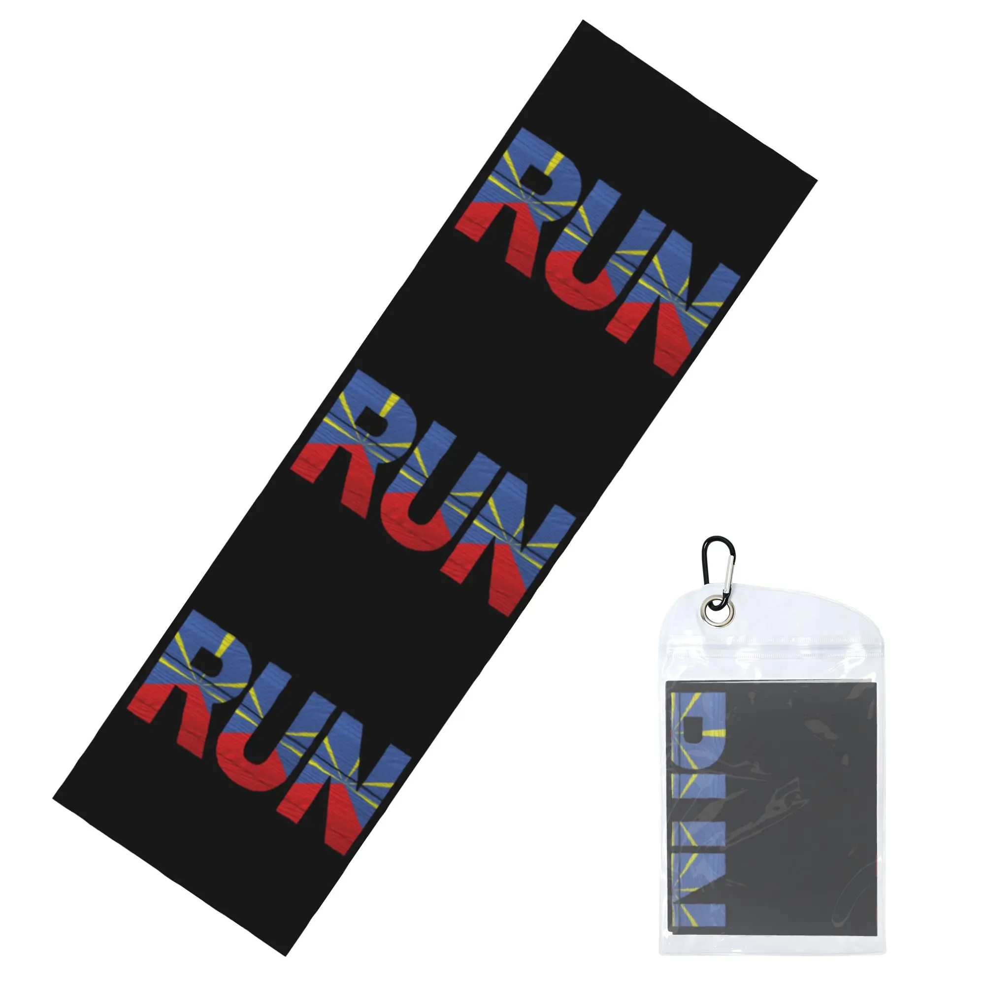 Reunion Island Flag 974 Cold Exercise Towel  Yoga And Fitness Running Outdoor Activities Travelling Swimming Camping Towels