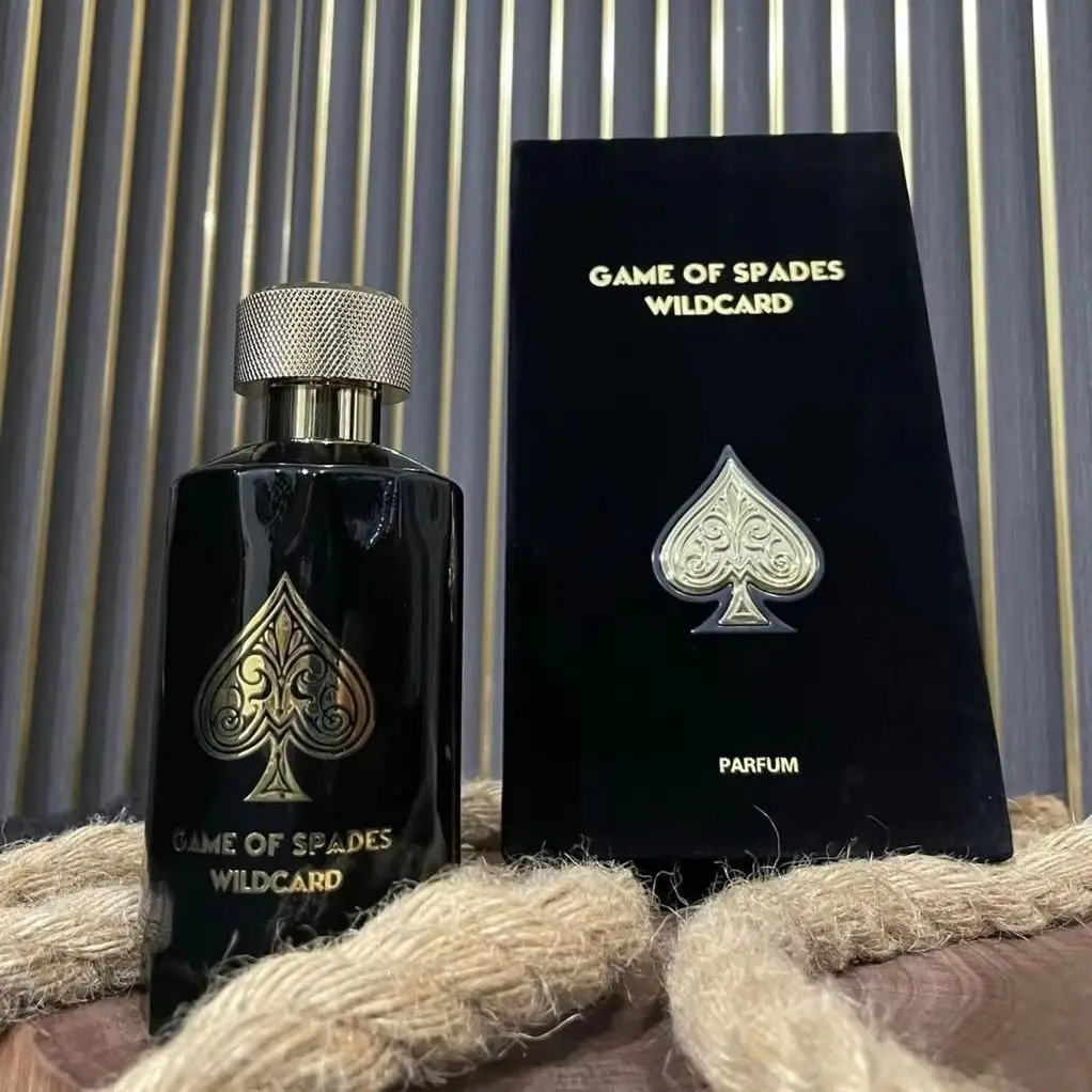 

Game of Spades Wildcard Perfume Spray | 3.4 oz (100ml) | Vanilla, Apple, Tonka, Oud Wood, Bergamot Scent | Long Lasting Fragrance for Men