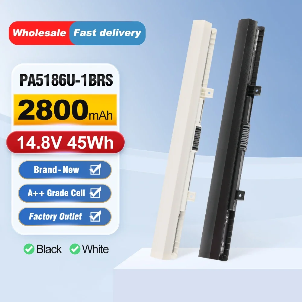 ETESBAY PA5186U-1BRS 14.8V Battery For Toshiba Satellite C50D C55 C55D C55T L55 L55D L55T PA5185U-1 2800mAh BRS PA5184U-1BRS