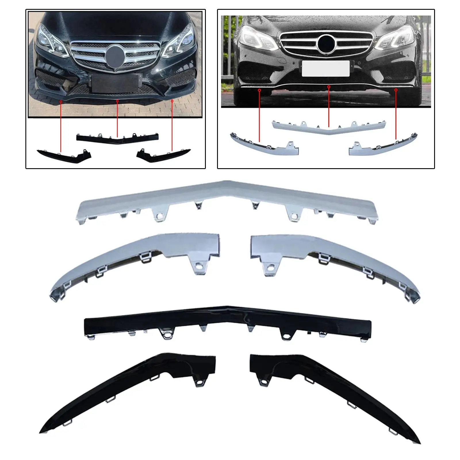 Front Bumper Lip Cover Convenient Installation Fine Surface Processing Scratch