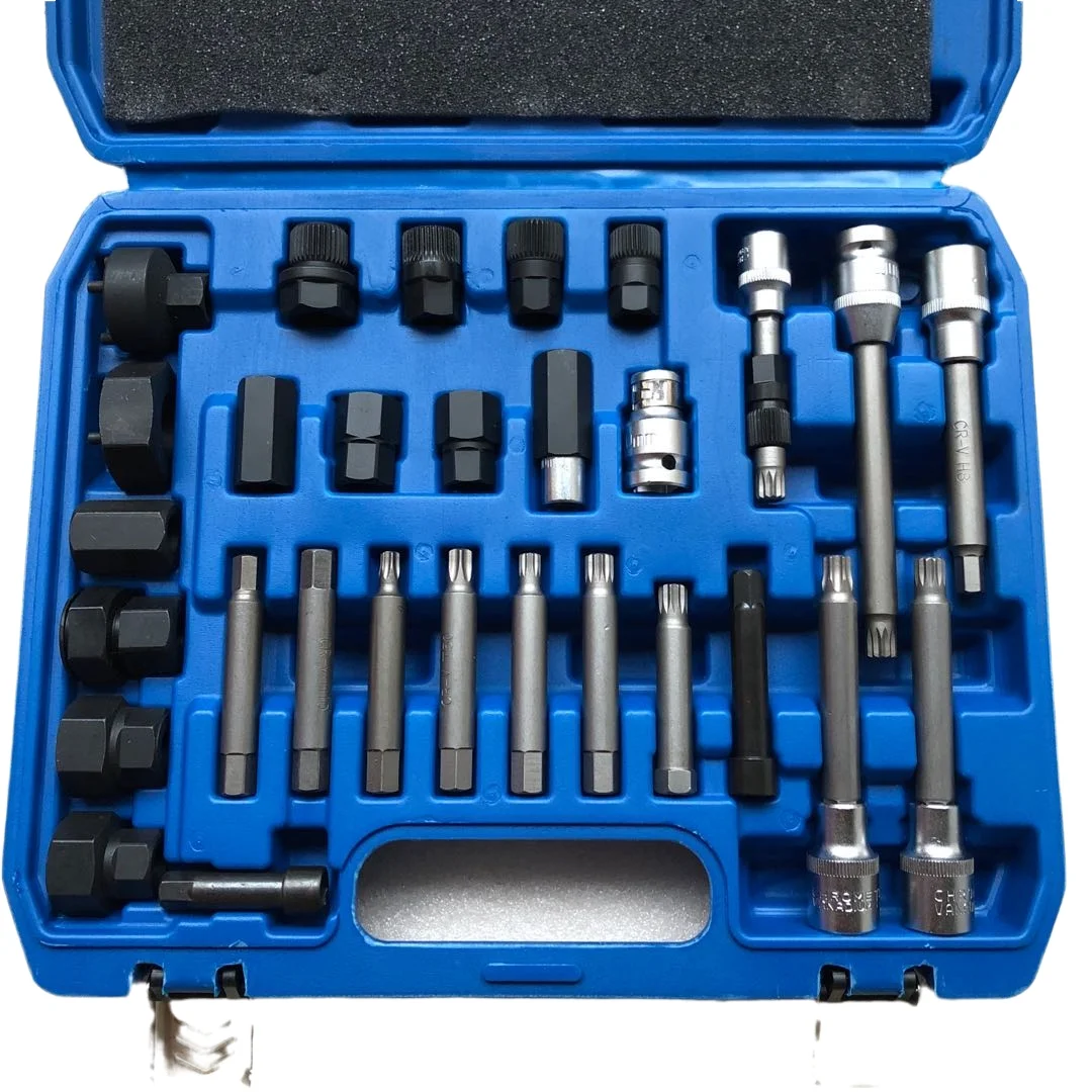 

Generator pulley disassembly tool car pulley one-way wheel clutch pulley disassembly 30-piece set