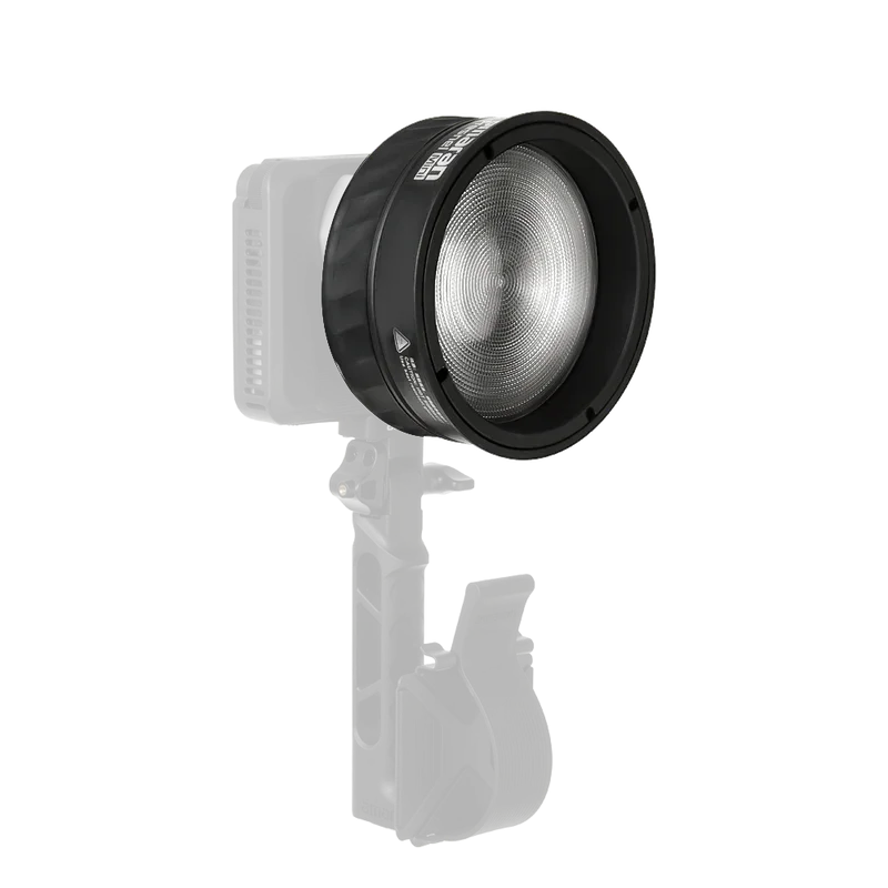 amaran Mini Fresnel with Mini Barn Doors KIT Ultra-compact Bowens Mount Fresnel Attachment for amaran Ray 60c & 120c view 4