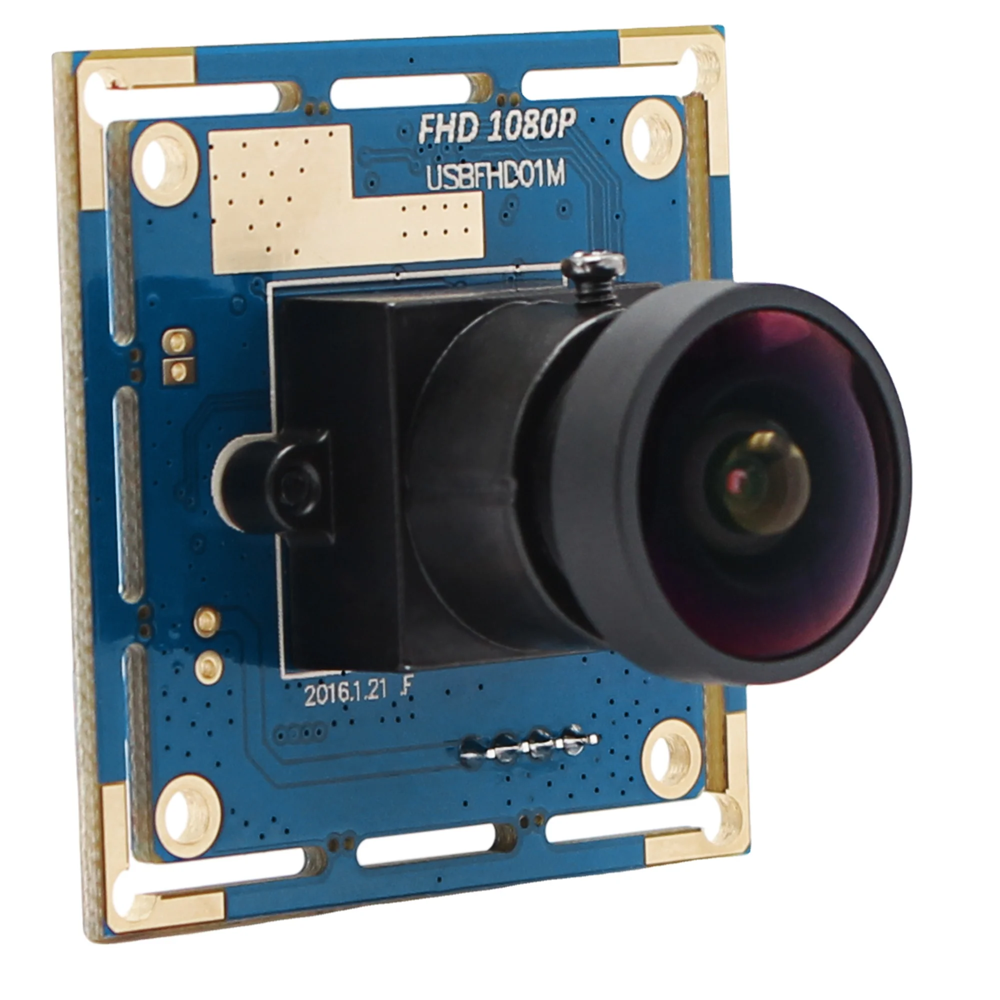 

ELP 2.0 Megapixel HD CMOS OV2710 USB2.0 High Speed 30/60/120fps Module Camera with Wide Angle 170 Degree Fisheye Lens