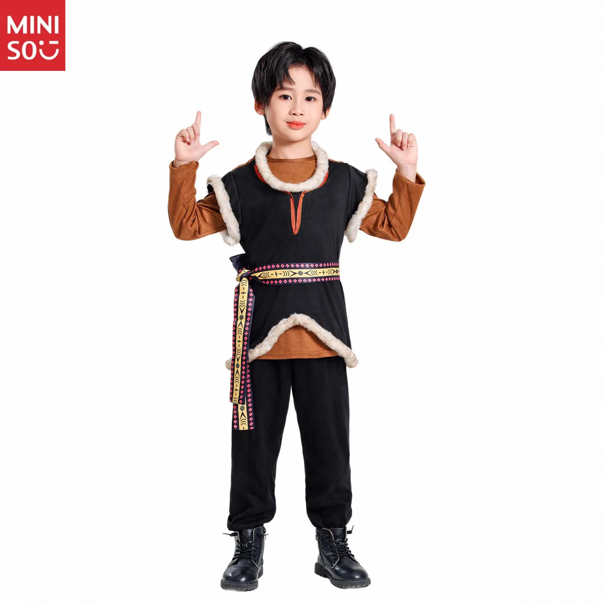   زي كريستوف فروزن للأطفال والكبار، زي الأمير للأولاد للحفلات التنكرية والأداء المسرحي