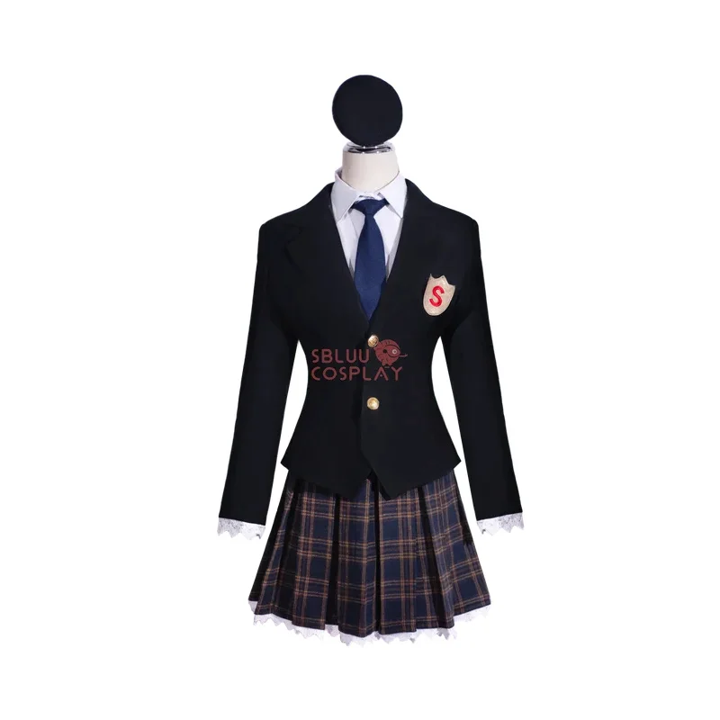 SBluuCosplay Stocking Anarchy/Panty Anarchy Cosplay Costume Panty & Stocking with Garterbelt School Uniform JK Skirt Suit