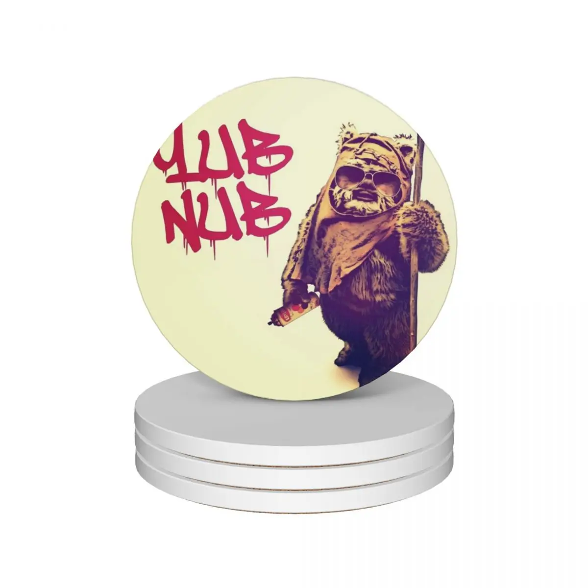 

Yub Nub Ceramic Coasters (Set of 4) bulk ceramic set eat table Coasters