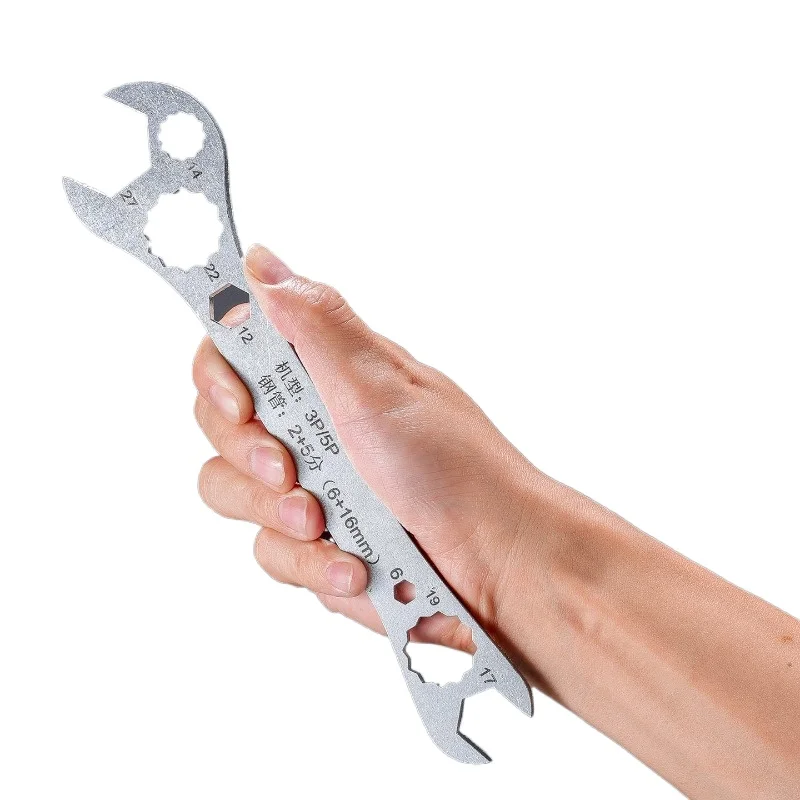 

New AC Outdoor Unit Installation Wrench Multi-Function Universal Adjustable Spanner for Quick Screw Removal Repair Maintenance