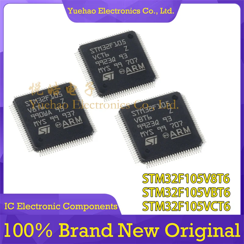 STM32F105 STM32F105V8T6 STM32F105VBT6 STM32F105VCT6 STM STM32 STM32F New Original IC MCU LQFP-100