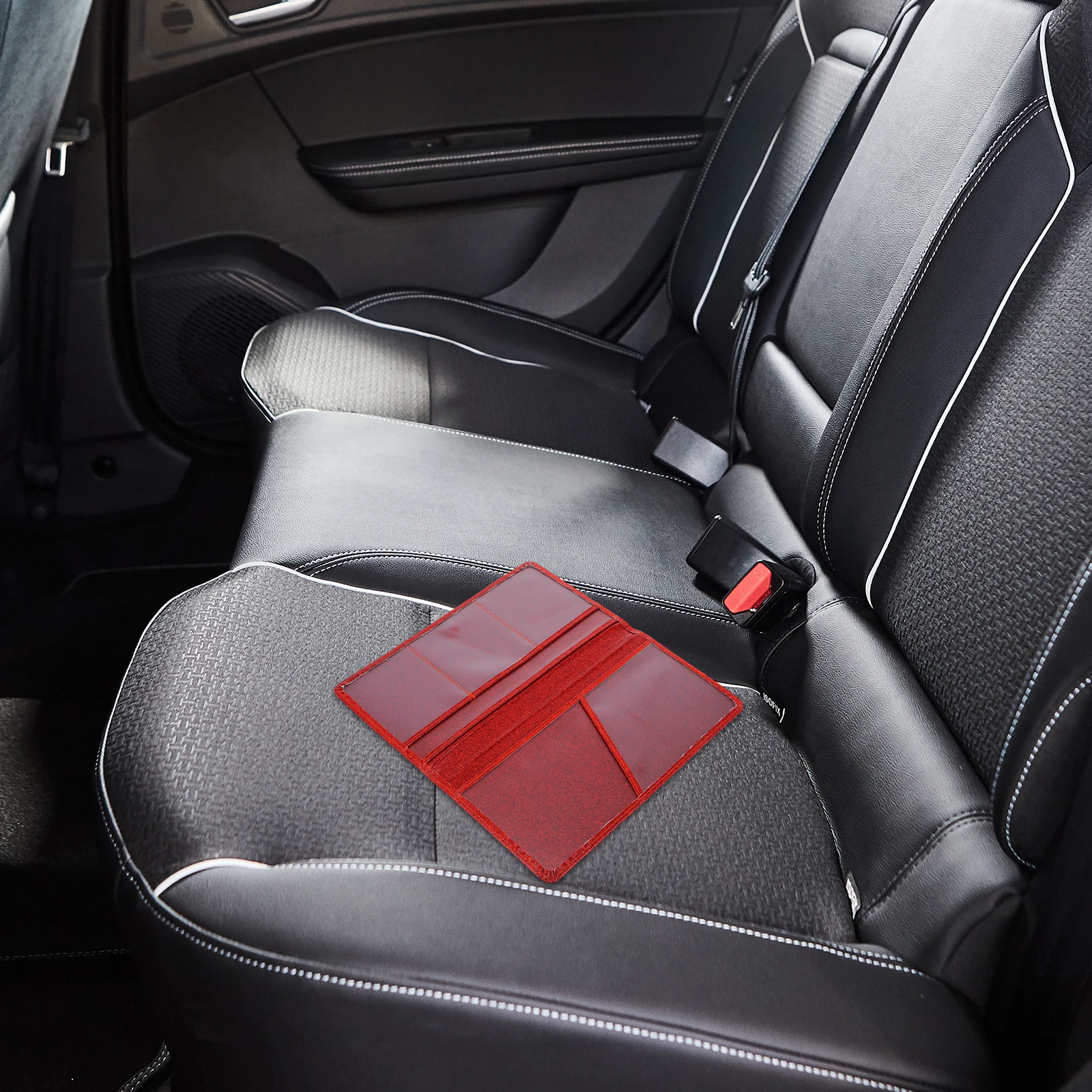 Car Holder PU Car Registration And Insurance Card Holder Glitter Documents Protector License Card Wallet Pack