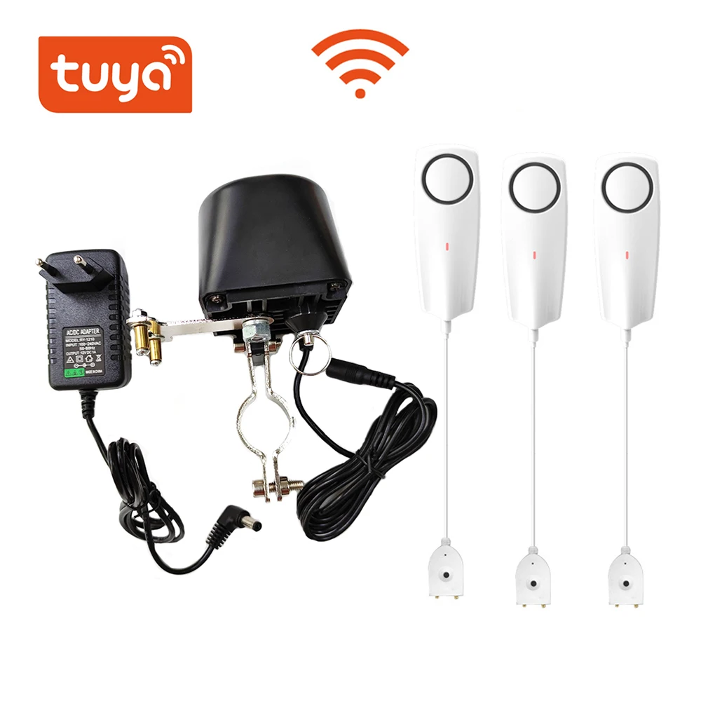 Tuya WIFI Water Leakage Protection Alarm System 1/2