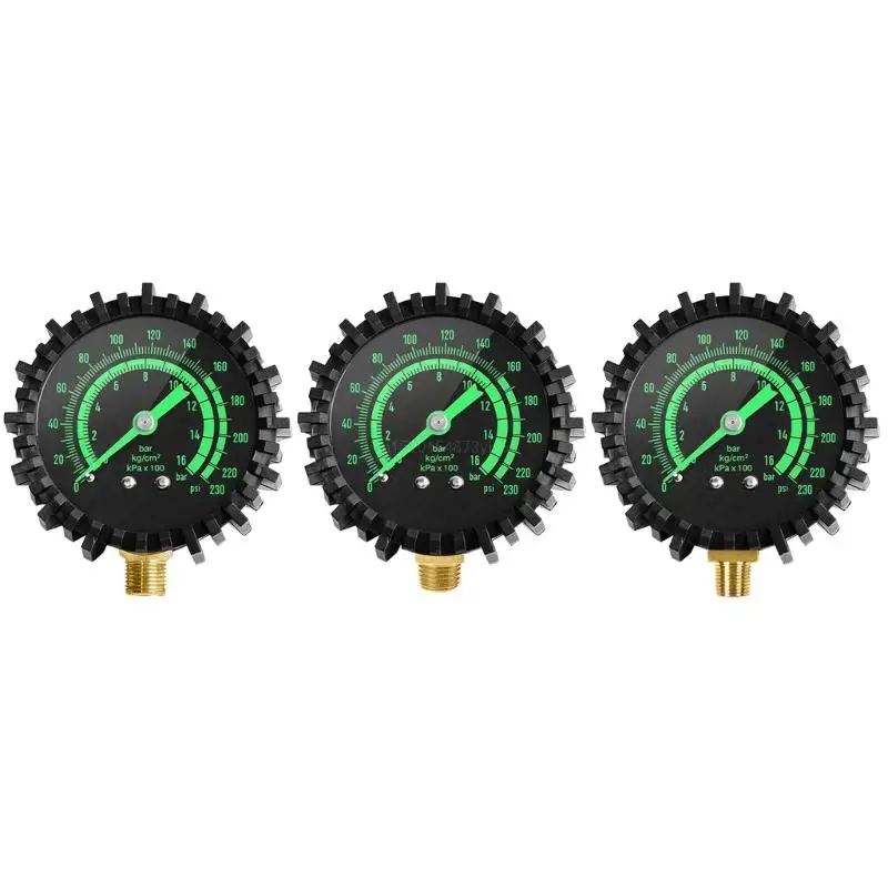 Air Pressure Gauge Accurate Tire Gauge Universal for Car Motorcycle E-Bike Tires Q81C