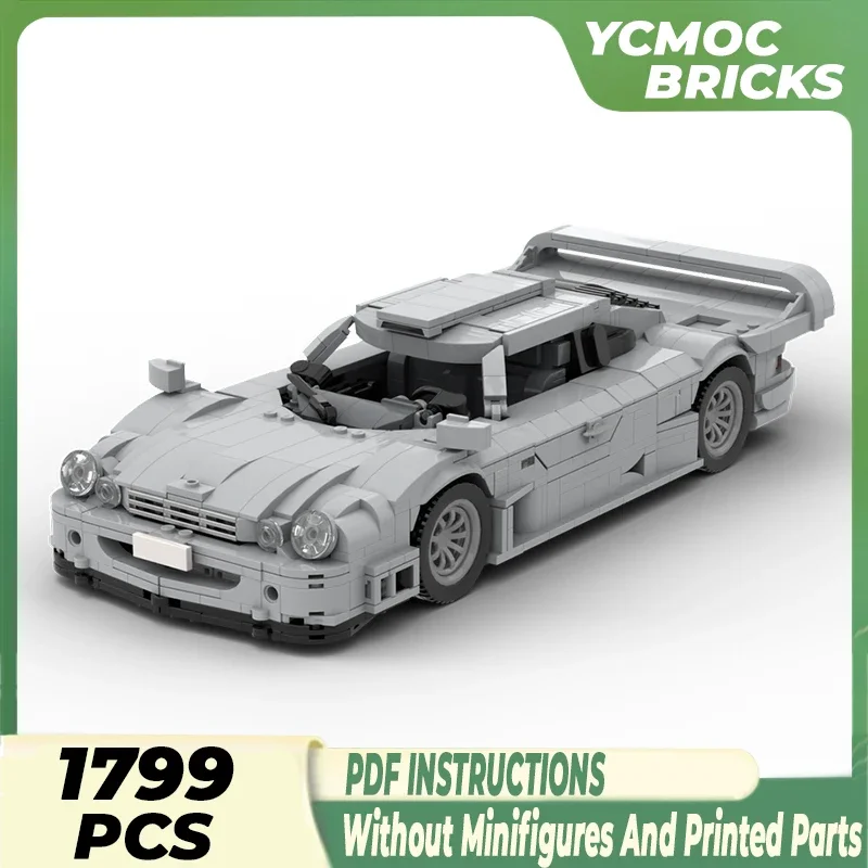 Urban Supercar Model Moc Building Bricks Speed Champion CLK 1:15 Technology blocchi modulari regalo giocattoli natalizi set fai da te assemblaggio