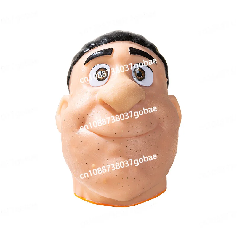 

Simulation big head model with acne strawberry nasal bursting acne relieves anxiety, depression and decompression