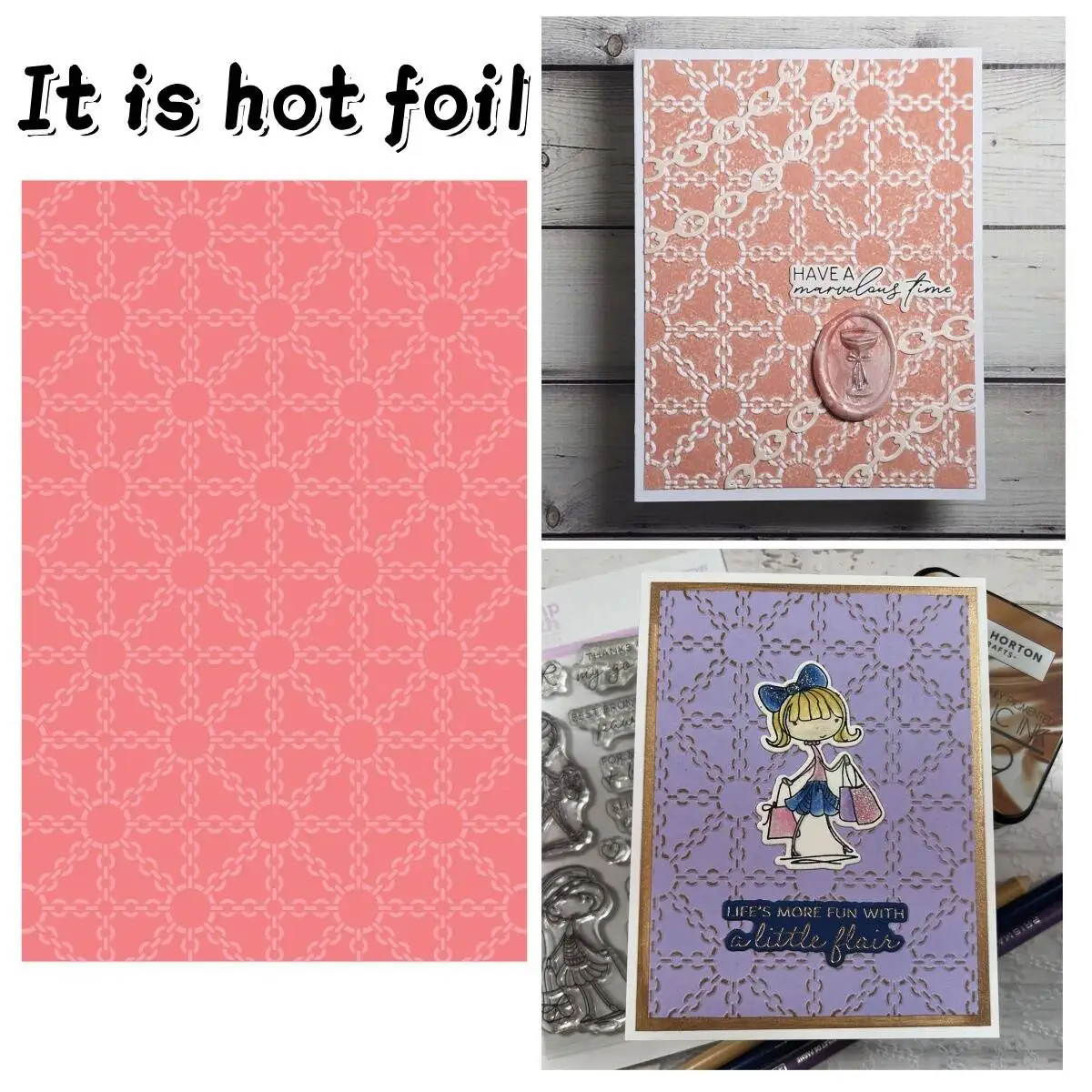 

November 2025 New Cherry Girl Life Stamps Metal Cutting Dies Stencil Hot Foil Wax Stamper For DIY Making Card Scrapbook Embossed