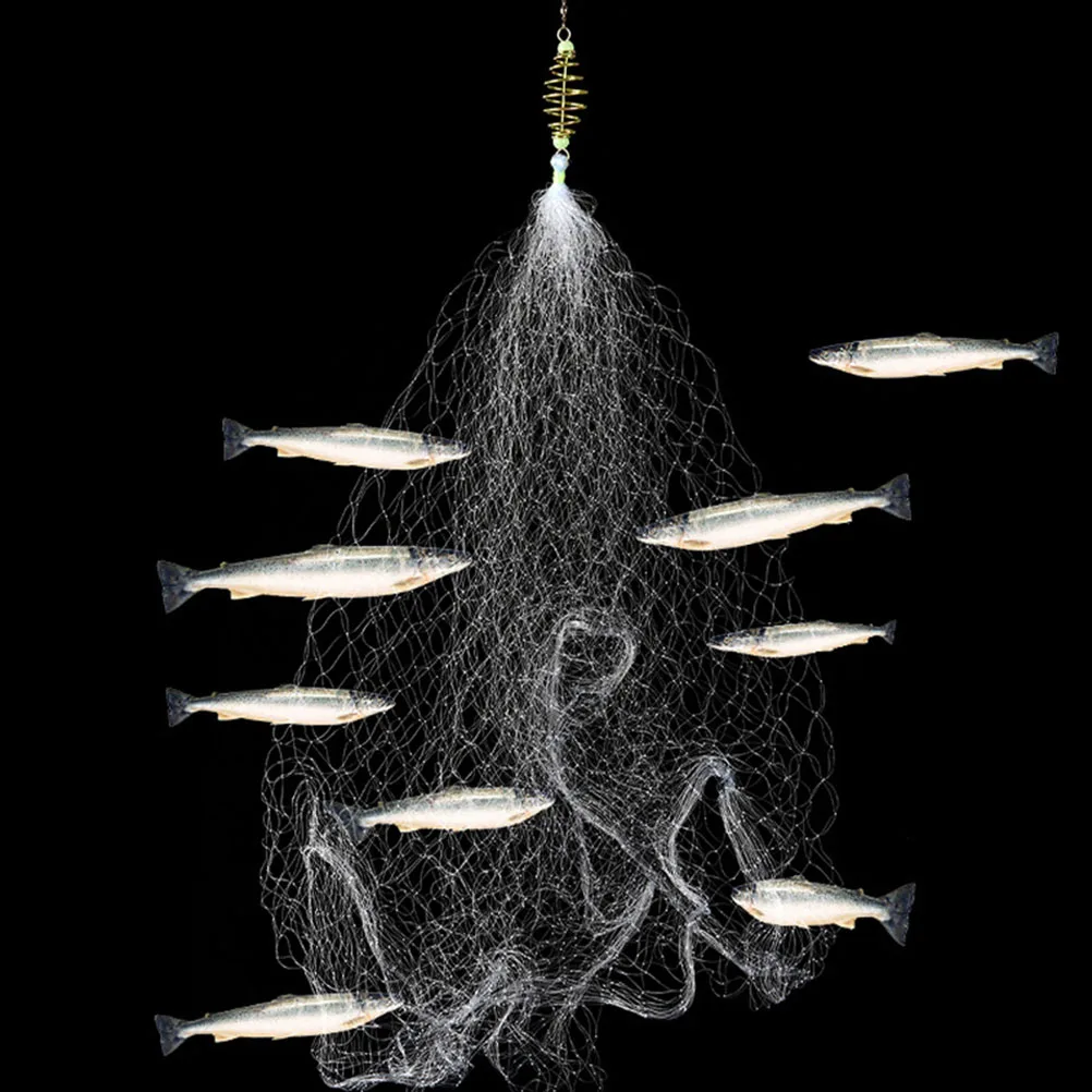 

3 Pcs Fishing Net Cast Nets Drop Mesh Netting Strong Only with Small Holes for Bait Fishnets