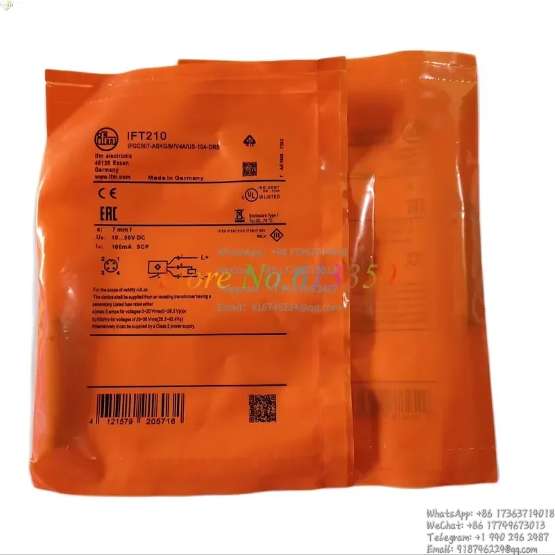 

1PC IFT210 IFT206 IFT207 IFT208 IFT209 Proximity Switch Inductive Sensor New High Quality Warranty For One Year