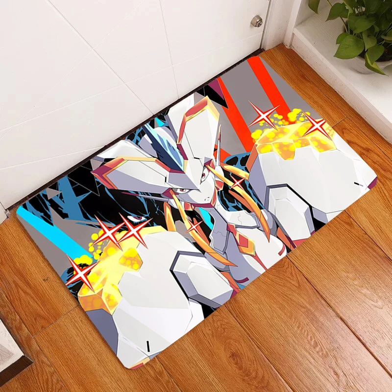 Darling in the FranXX Doormats Carpet Living Room Mat Absorbent Bathroom Rug Kitchen Decoration Doormat Entrance Door Floor Mats