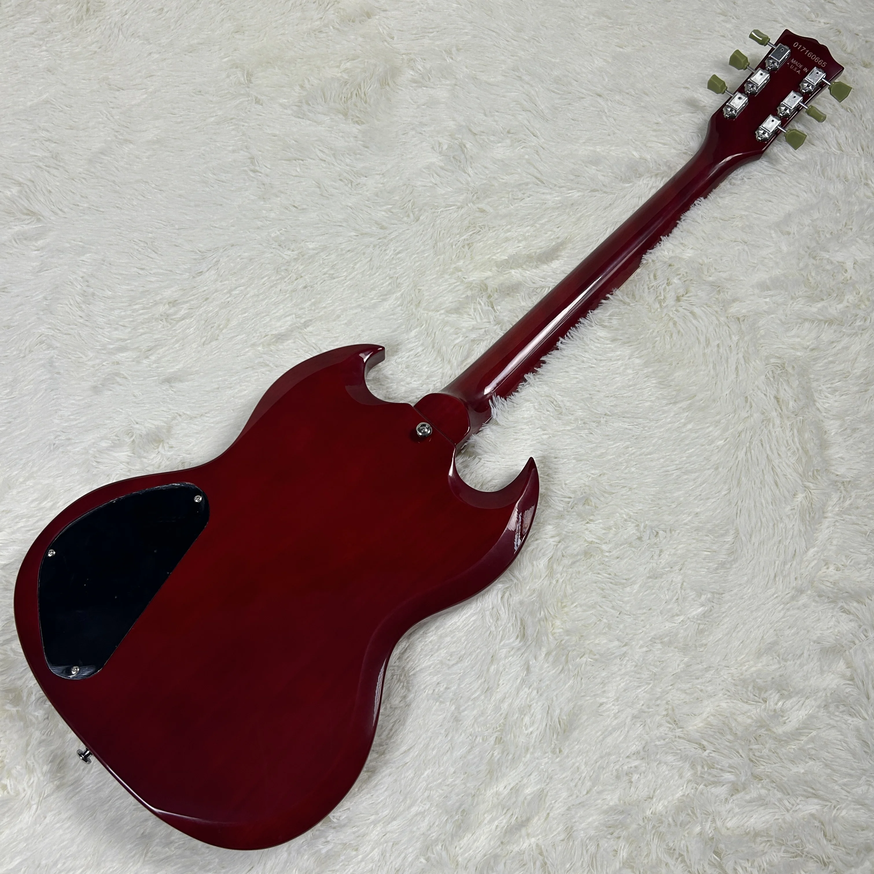 Hot Sale Gib Retro Red SG Electric Guitar Rosewood Fingerboard Mahogany Body High Sound Quality Chrome Hardware 22 Tone Position