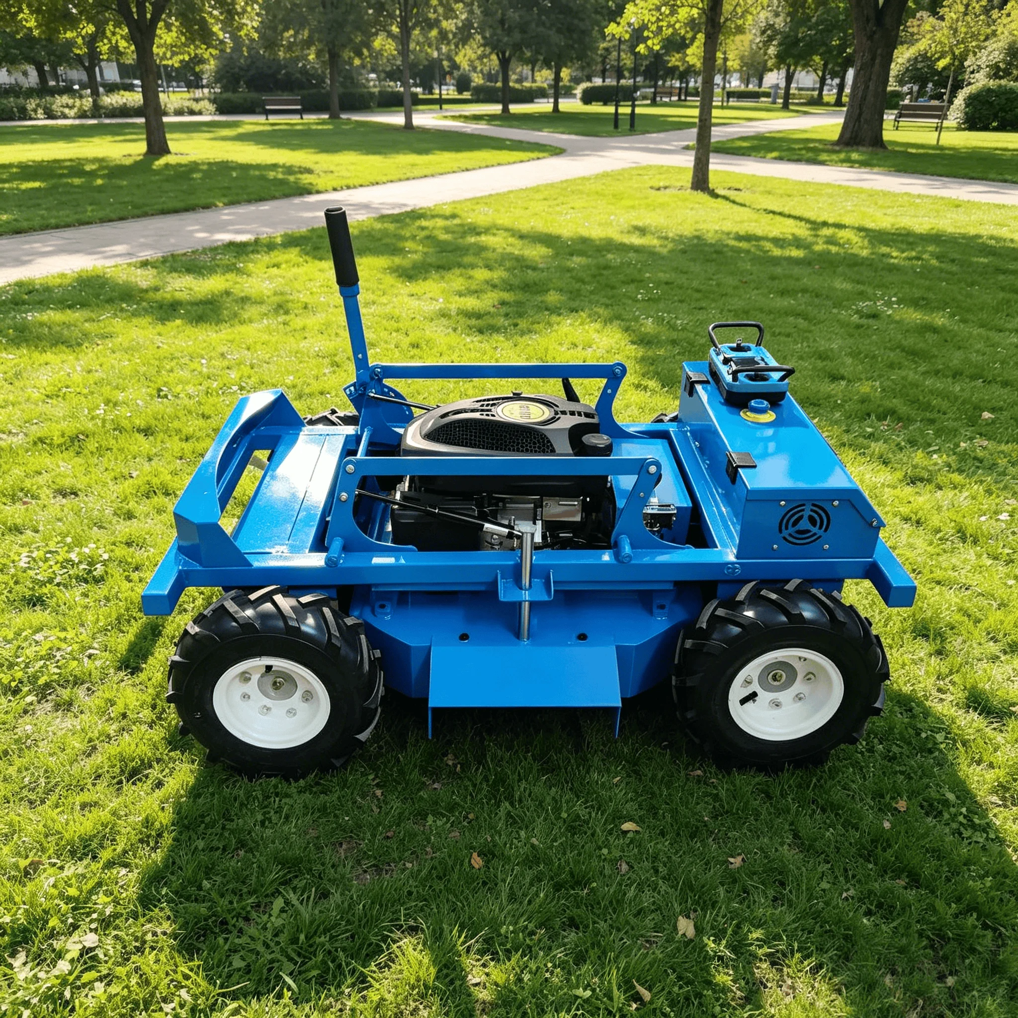 

CN-600 All-terrain Wheel Lawn Mower Safety Auto-Stop Blade High-quality Easy to Operate CE Certified Grass Cutting Machines