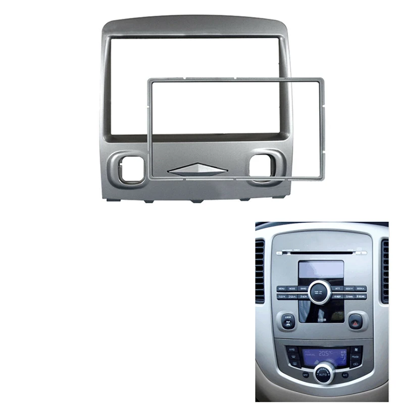 Car Stereo Radio Fascia Frame, Placa de Interface 2DIN, Painel Traço Guarnição para Ford Escape 2008-10 Mazda Tribute 2006-08