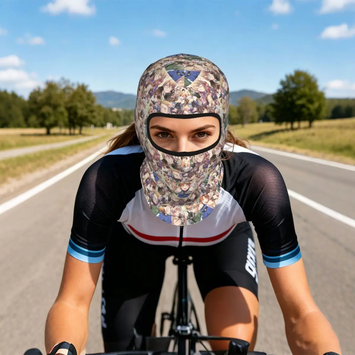Hetalia Group World Stars Breathable Thin Balaclava Full Face Mask Sun Protection Neck Gaiter For Motorcycle Fishing Outdoor
