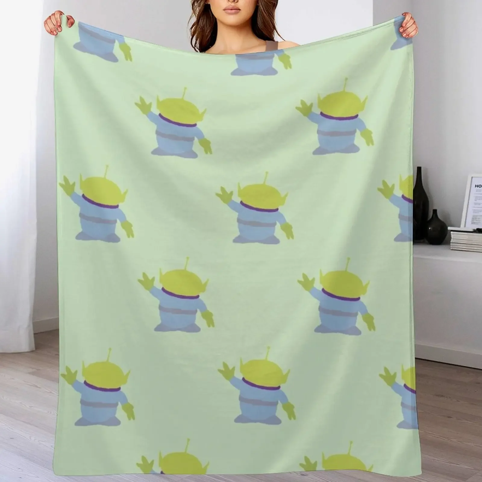 Alien Throw Blanket Luxurious Soft Blanket Holiday Gift for Family