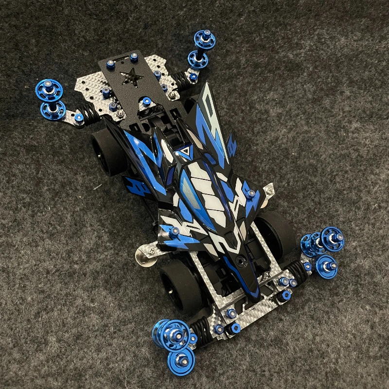 Tamiya 4WD Four-wheel Drive Car Ms/msl Chassis Modified Fish Car 2.0 Inner Shock Absorber Modified CNC Processing