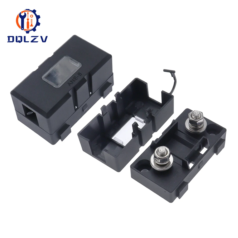 ANS Midi Sicherungshalter, unzerbrechliche Basis, Kunststoff, Auto-Ersatzteile für Auto, Wohnmobil, Gabelstapler, 50 x 25 mm