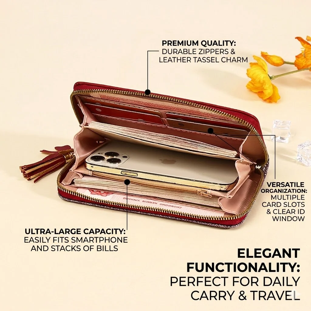 Women Wallet Korean Style Patc - Phone Accessories Design Shop recension och pris