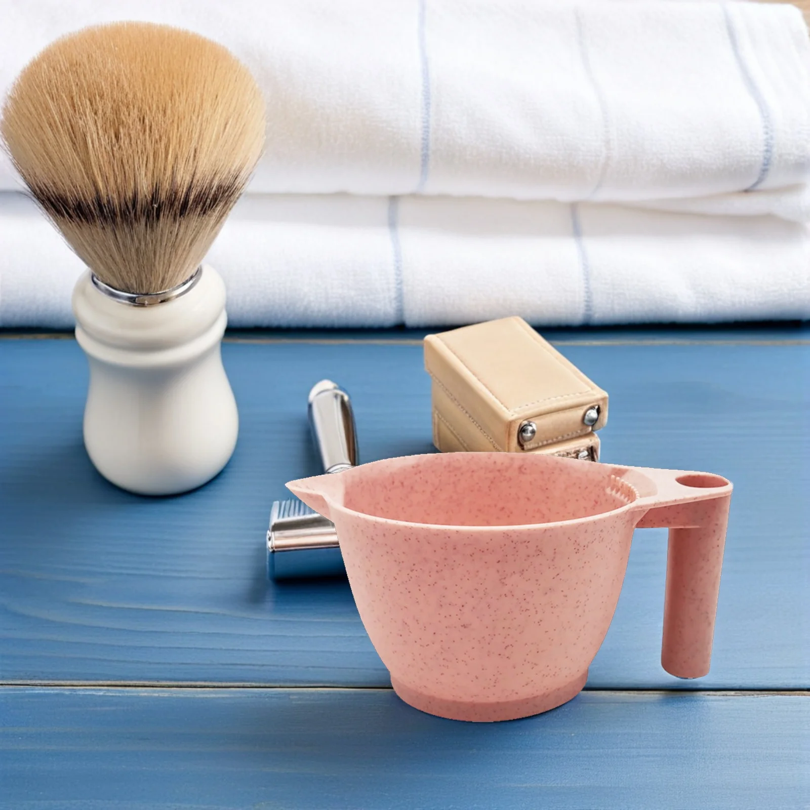 

2Pcs Hair Dye Mixing Bowls Sturdy Wear Resistant PP Material Hollow Handle Ideal for Hair Salon Home Dyeing Tint Bowl