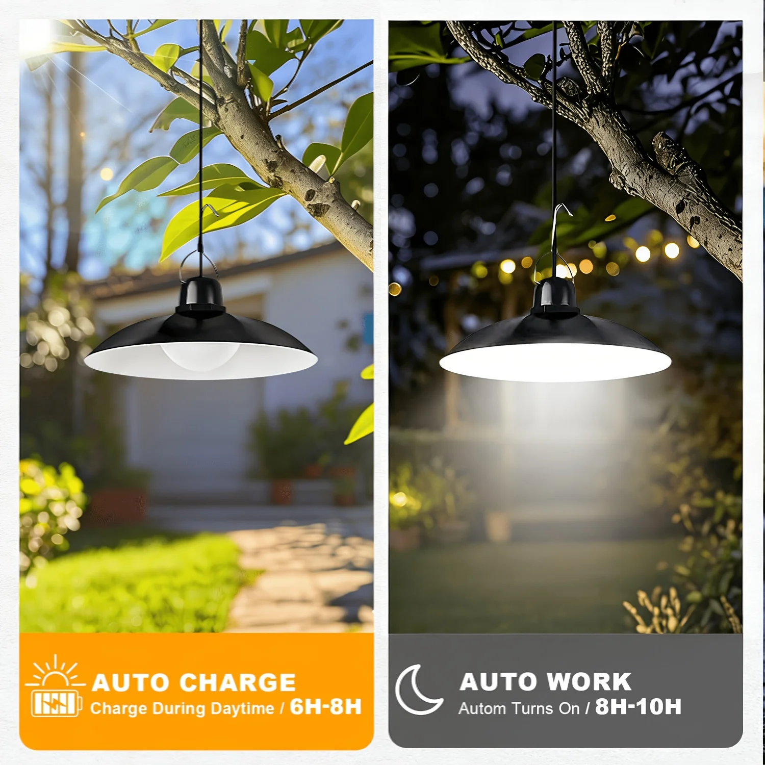 1pc Solar Pendant Light Outdoo - Outdoor Lighting Pendant ulasan dan harga